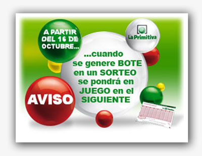 Primitiva - Nueva normativa de BOTES Primitiva - Nueva normativa de BOTES