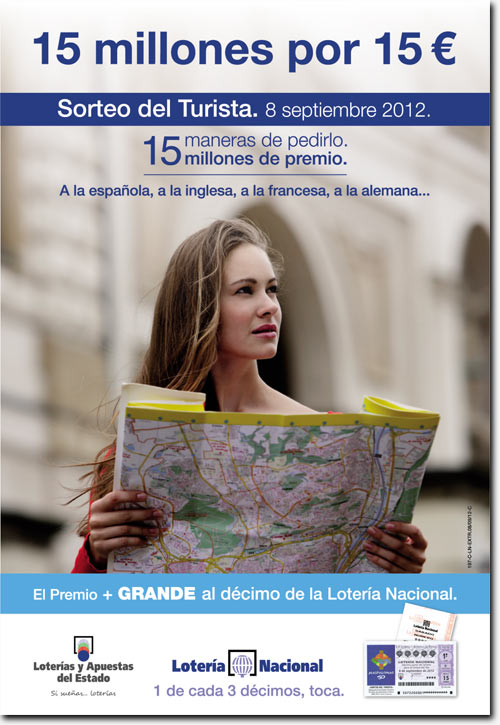 Sorteo extraordinario del Turista - 8 Septiembre 2012